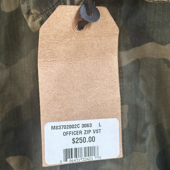 Civilianaire Green Camo “Officer Zip Vest” Men’s Size Large New With Tags! - Picture 8 of 10